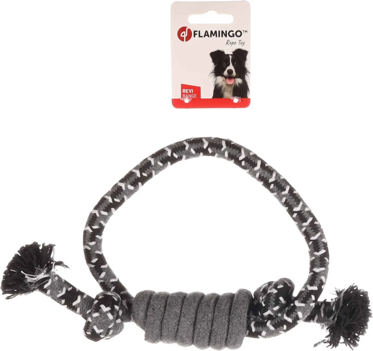 Flamingo Revi Trektuig Ring - Grijs 23cm - afbeelding 4 van 4