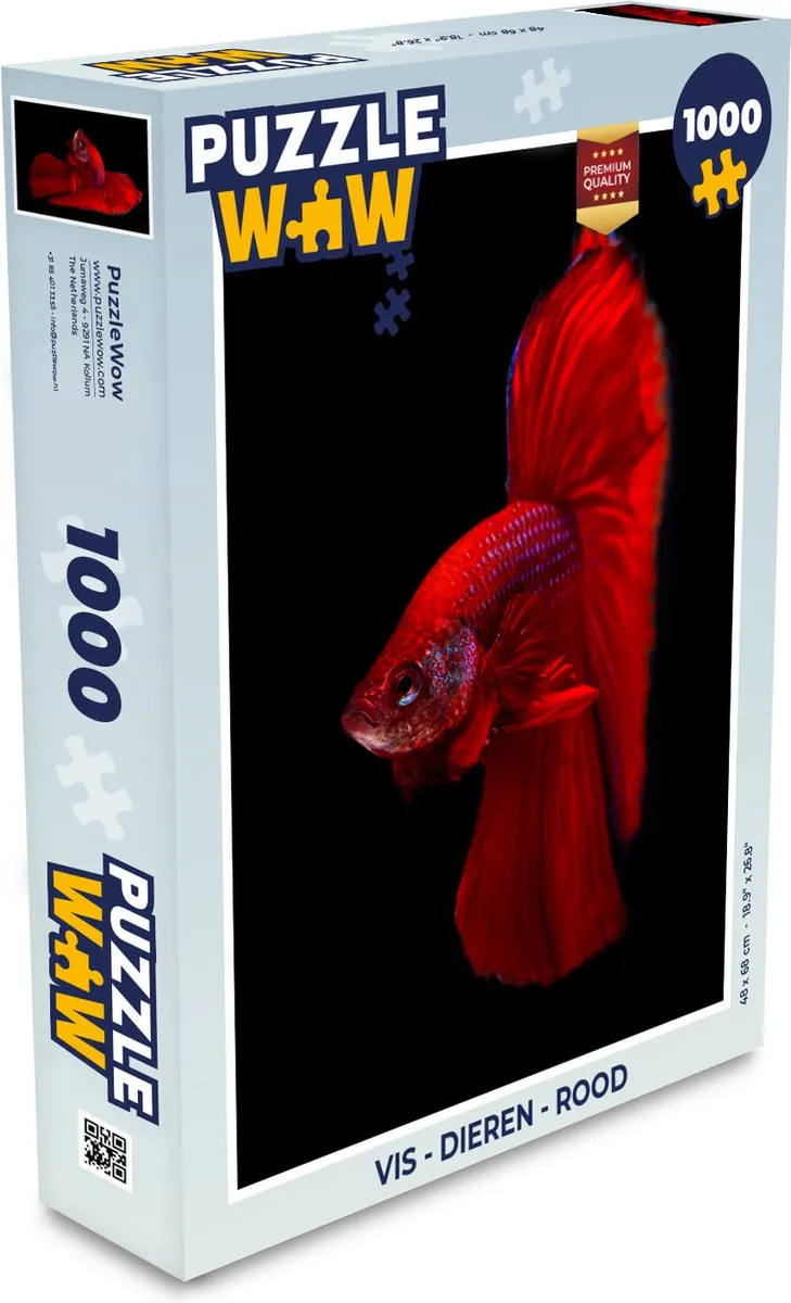 PuzzleWow Vis Dieren Legpuzzel 1000 Stuks
