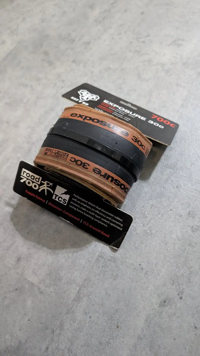 WTB Exposure Vouwband 700x30C Road TCS - Black/Light Brown - afbeelding 2 van 3