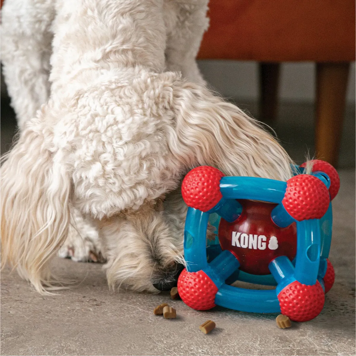 KONG Rewards Tinker Speelgoed - 14,5 cm - Rood/Blauw - afbeelding 2 van 5