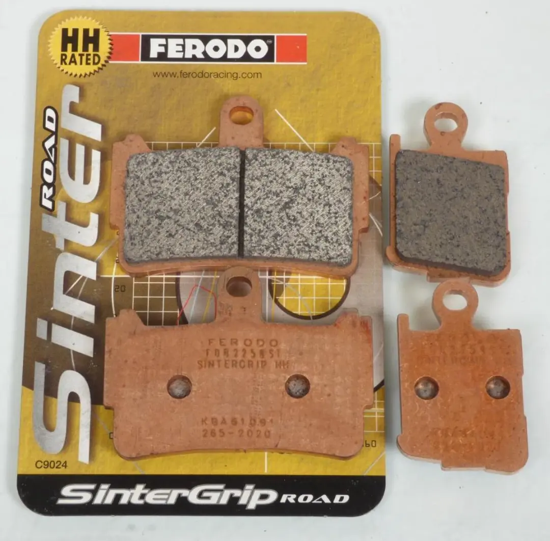 ferodo remblokje voor motor honda 1200 vfr f dct tcs 2012 tot 2017 avg / avd nie
