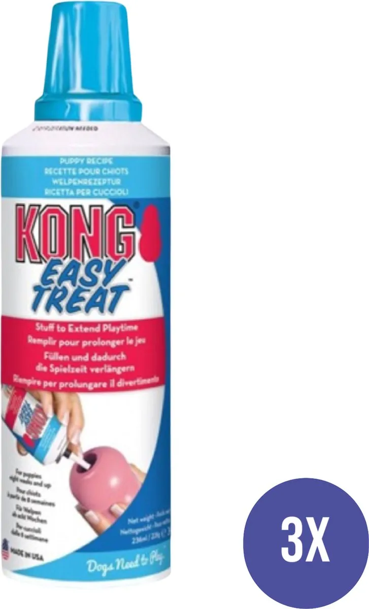 KONG Easy Treat Puppy Vulling Spuitbus - 2 Stuks