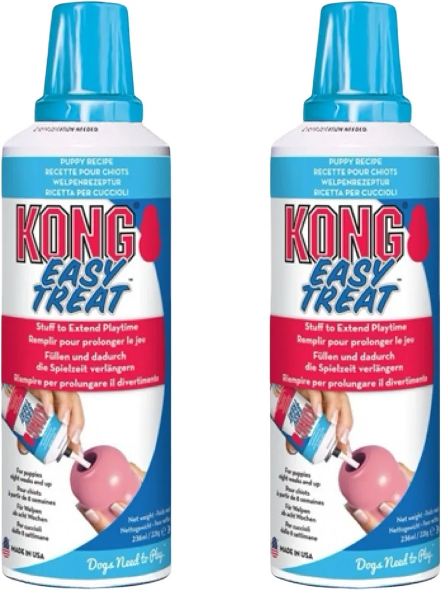 KONG Easy Treat Puppy Vulling Spuitbus - 2 Stuks