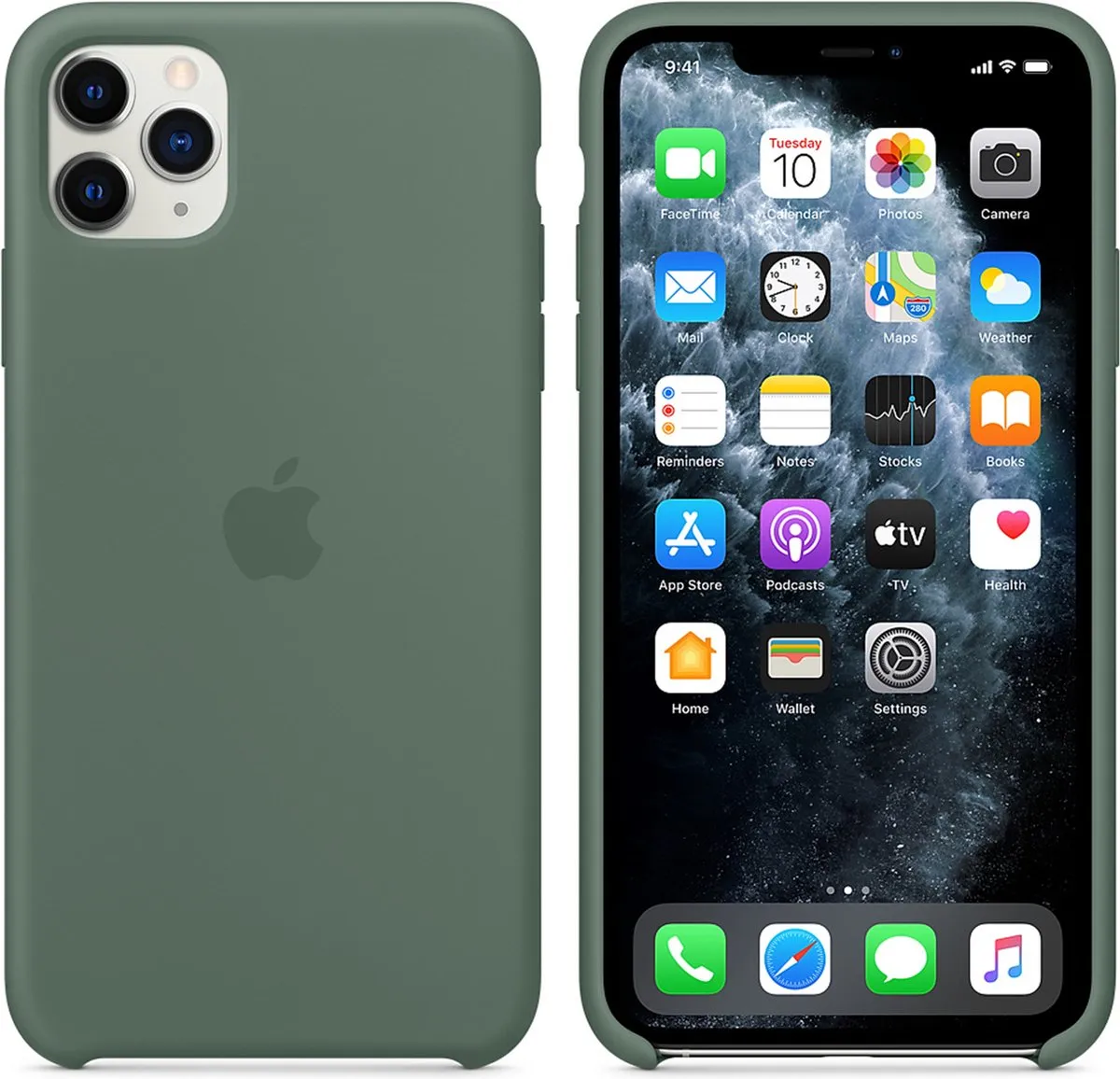 Apple Siliconen Hoesje iPhone 11 Pro Max MX012ZM/A - Groen