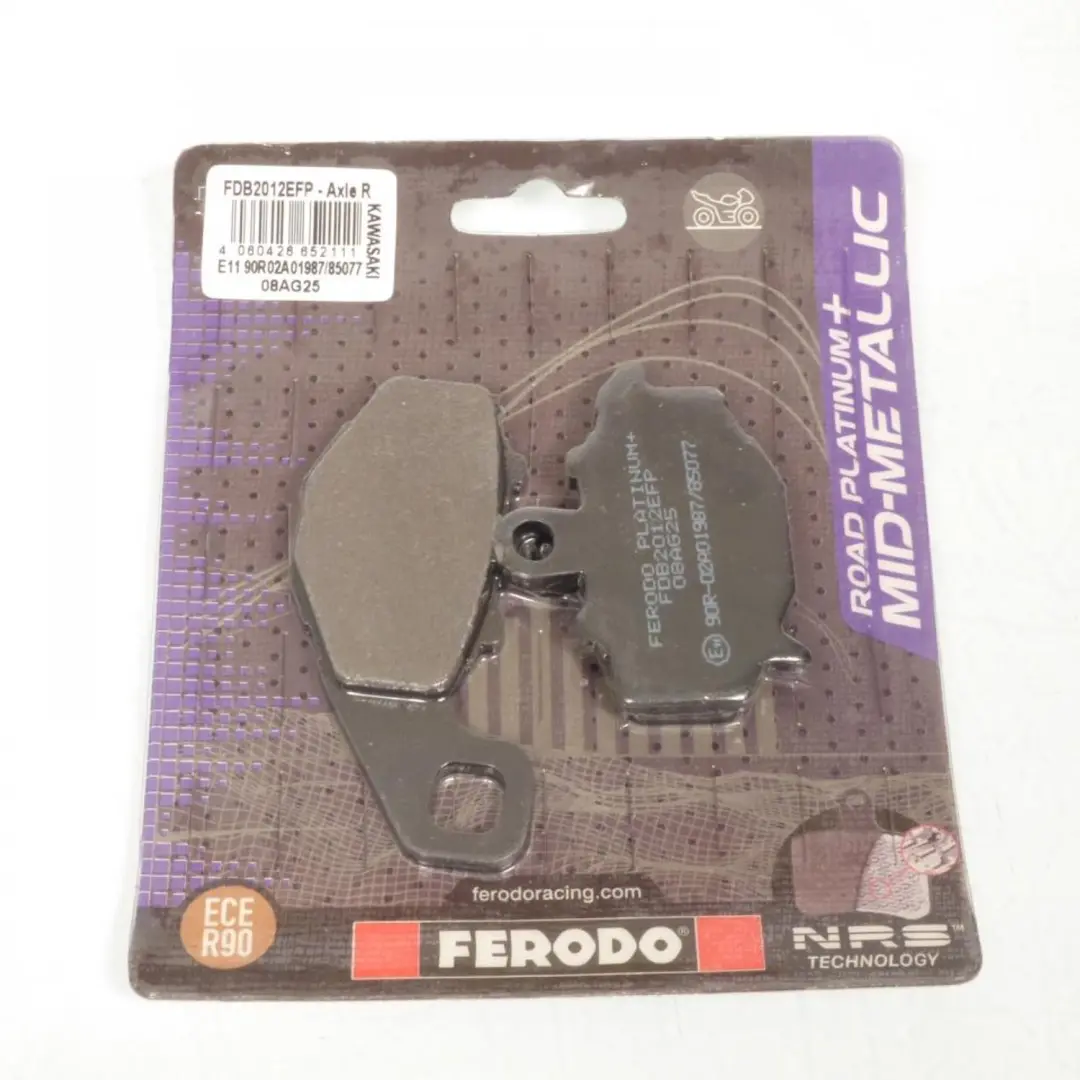Remblokken Ferodo voor motor Kawasaki 650 Er6-N 2006 tot 2008 FDB2012EFP Nieuw