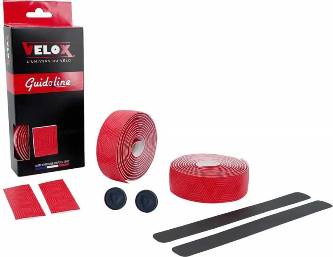 Velox Ultra Grip 2.5 Mm Stuurlint Rood