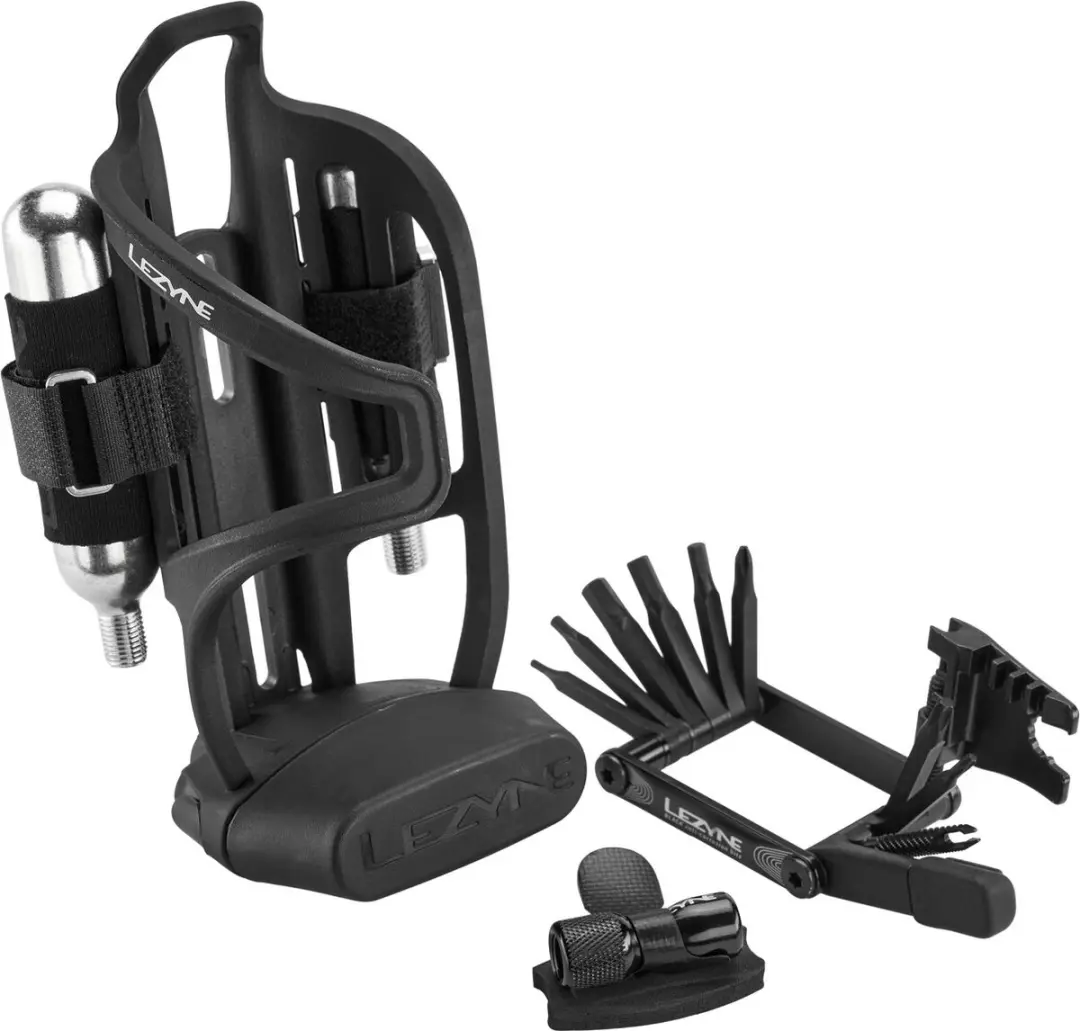 Lezyne Tubeless Flow Storage Loaded Kit Zwart