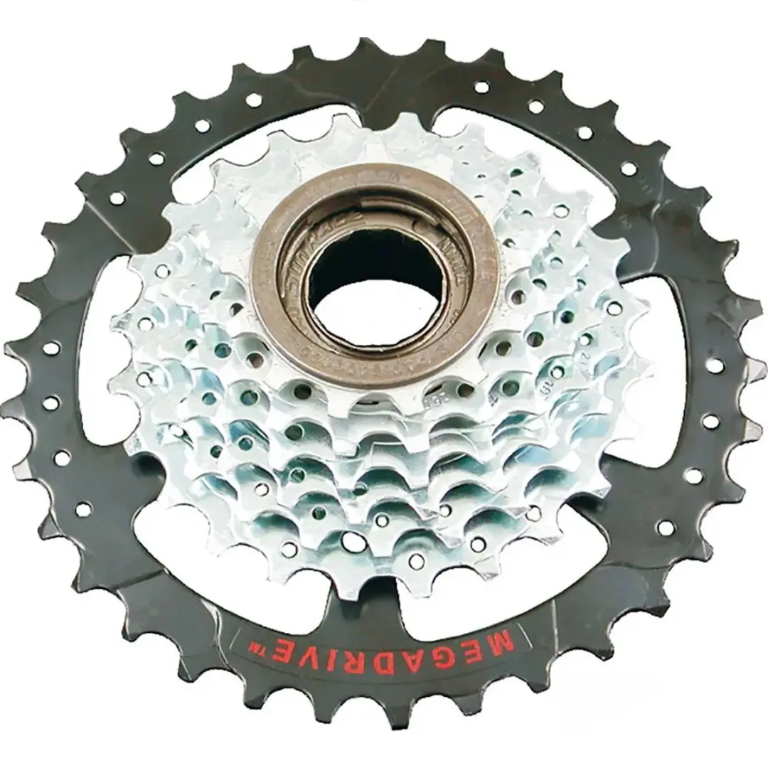 Sunrace Megarange Fietscassette Zilver 7s / 13-34t