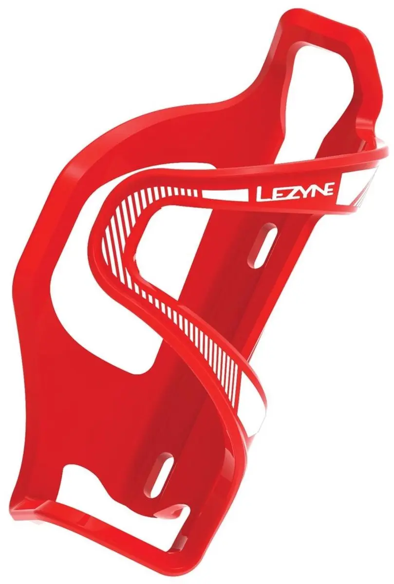 Lezyne Flow Cage SL bidonhouder links rood - afbeelding 2 van 3
