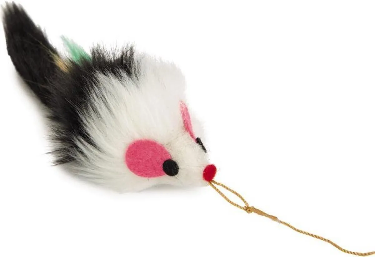 Beeztees Kattenhengel met Pluche Muis - Multi