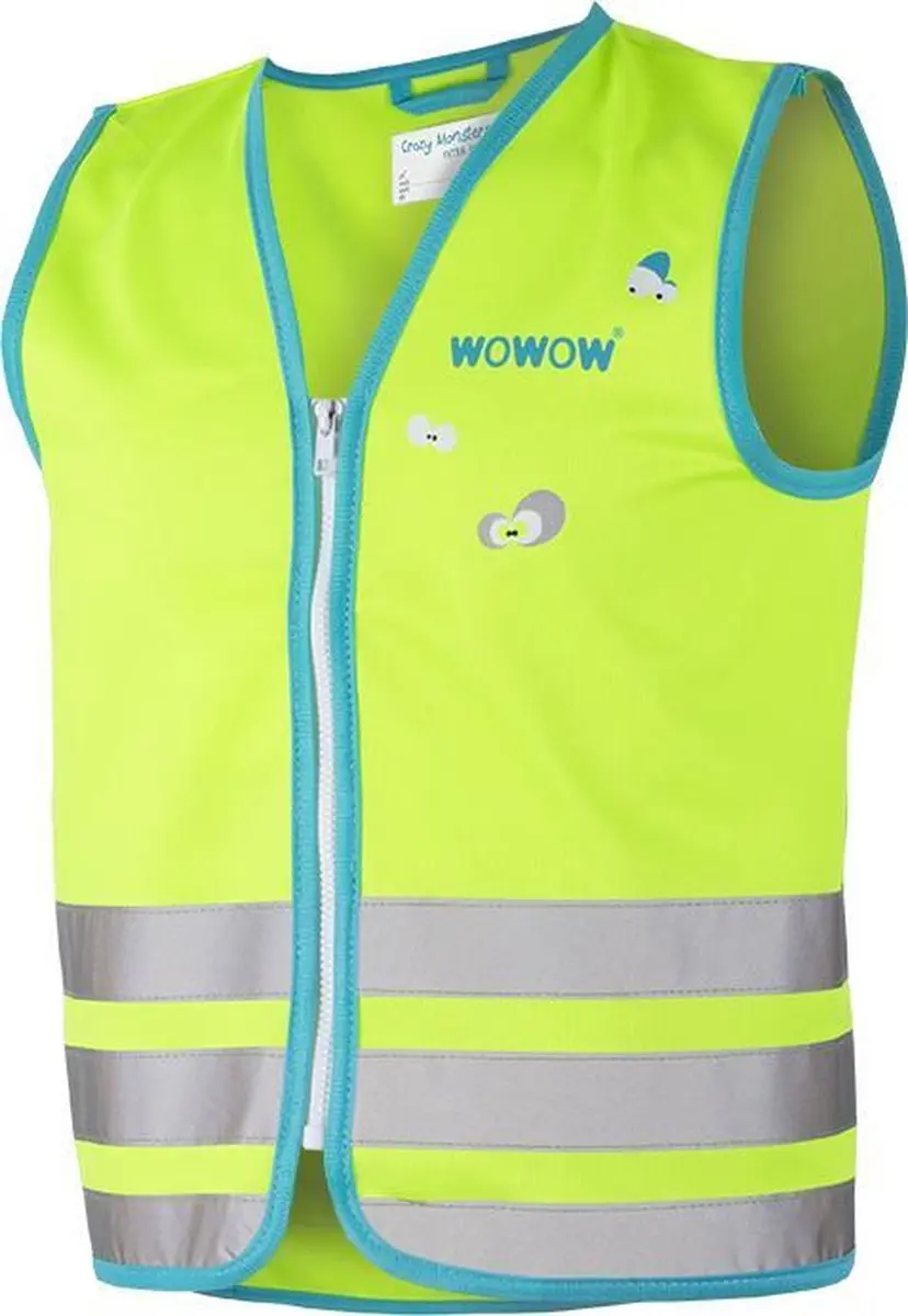 Crazy Monster Jacket Green L - Fluohesje EN 1150 kind