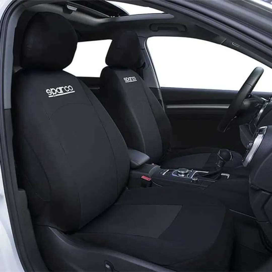 Sparco Autostoelhoezenset Zwart