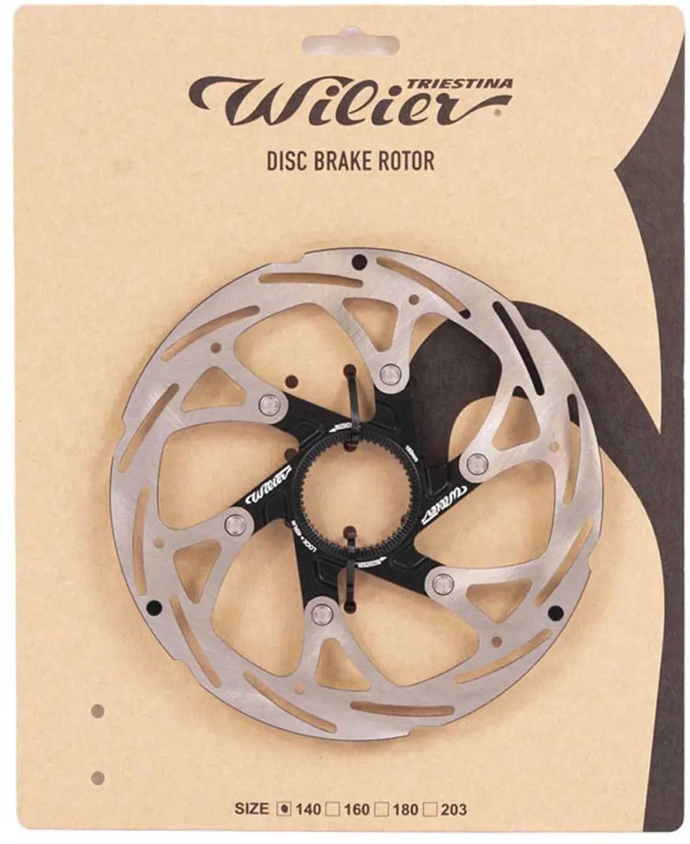 Wilier Center Lock Light Remschijf Goud 180 mm