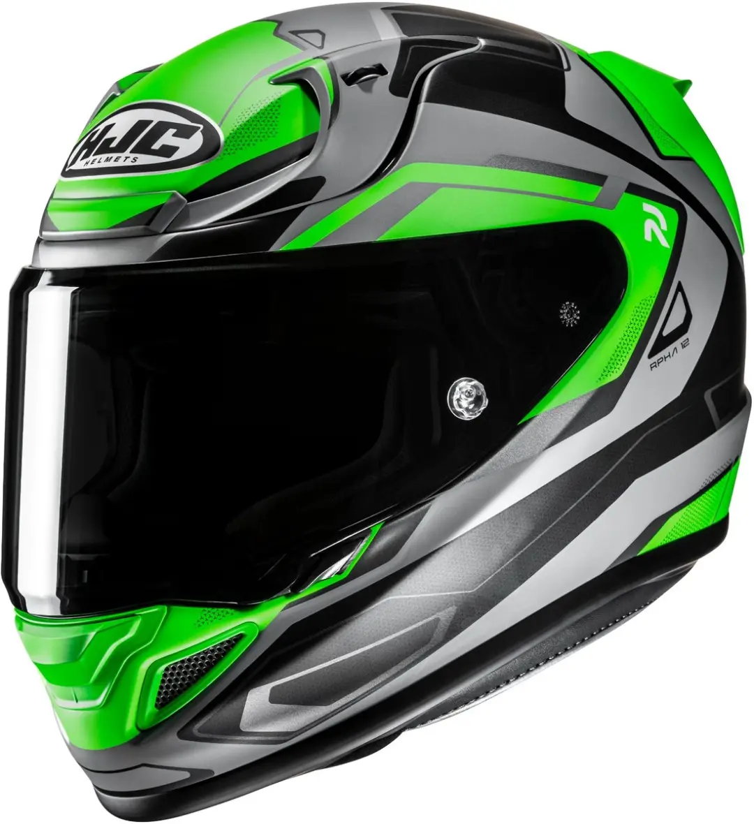 HJC RPHA 12 Brels Zwart Grijs Groen Integraalhelm
