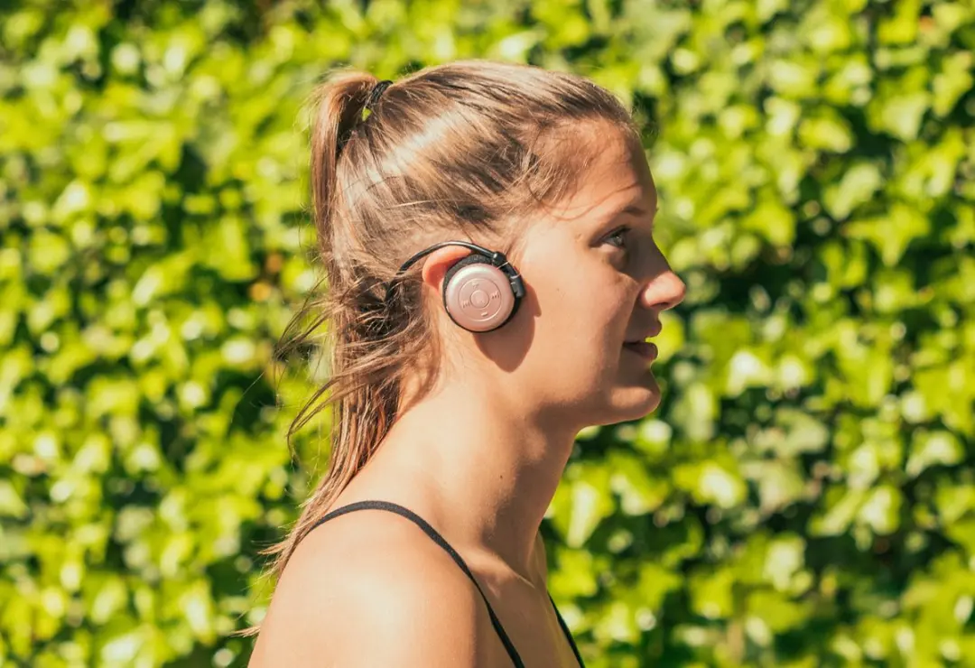 MIIEGO AL4 Freedom Mini On-Ear Sportkoptelefoon Roze Gold - afbeelding 3 van 4