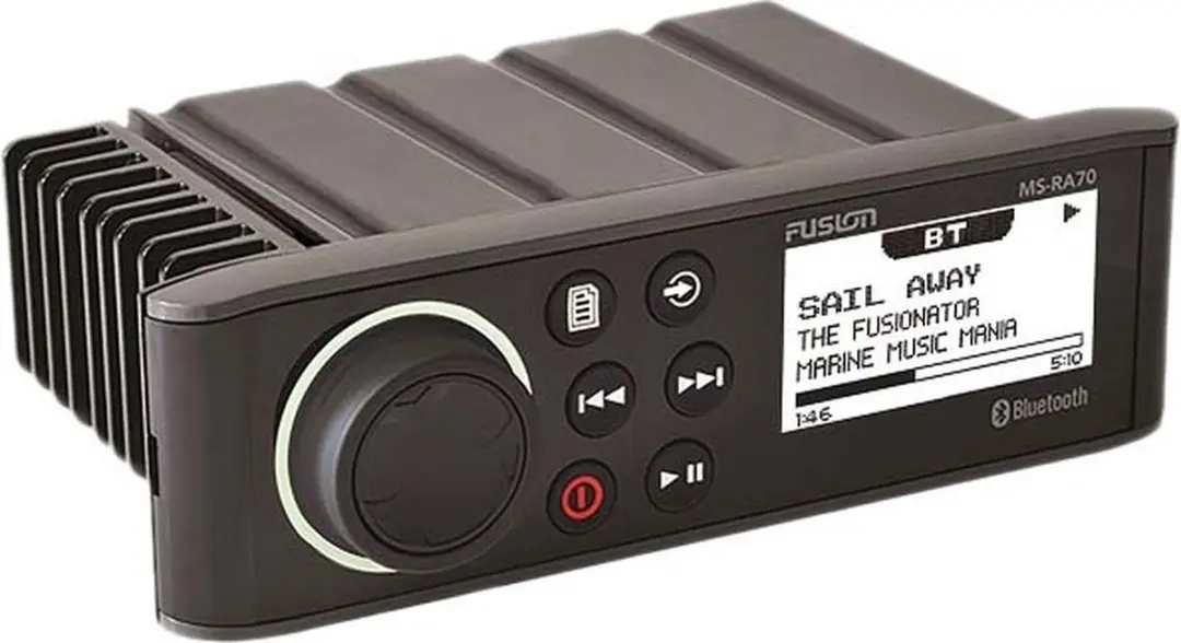 Fusion MS-RA70 FM USB Bluetooth radio - 4x50W - Grijs - afbeelding 2 van 3