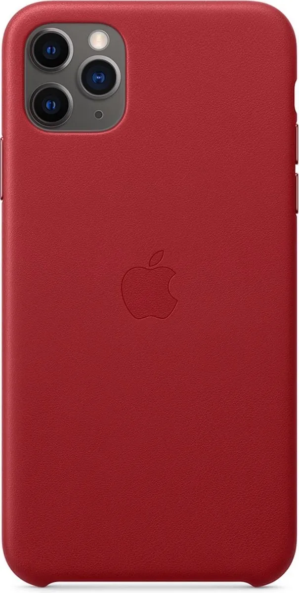 Apple iPhone 11 Pro Max Leren Hoesje - Rood MX0F2ZM/A - afbeelding 6 van 6