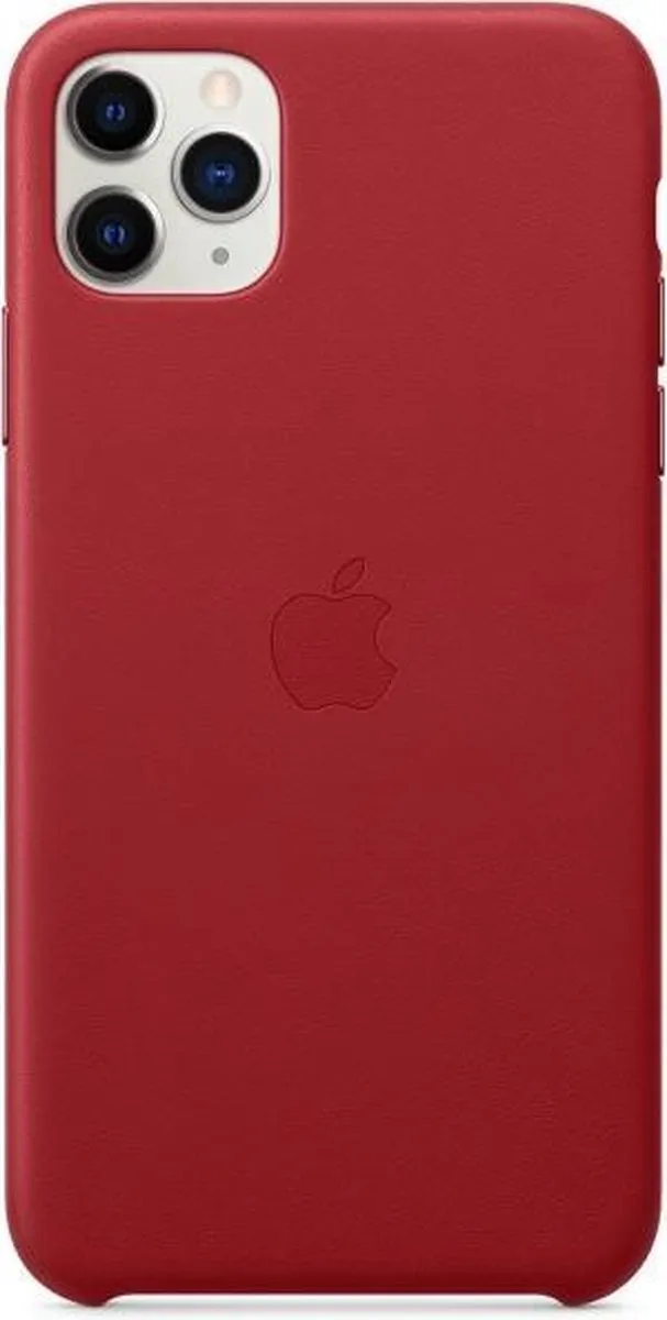 Apple iPhone 11 Pro Max Leren Hoesje - Rood MX0F2ZM/A