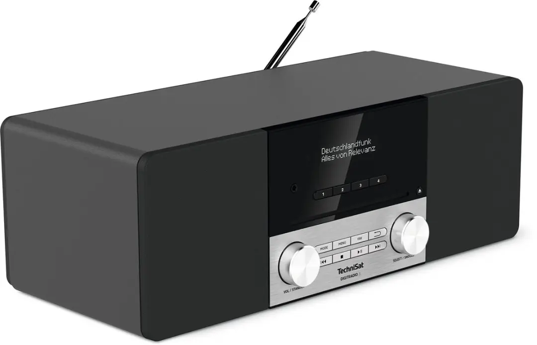 TechniSat DigitRadio 3 IR - 0000/3956 - Zwart/Zilver - afbeelding 3 van 6
