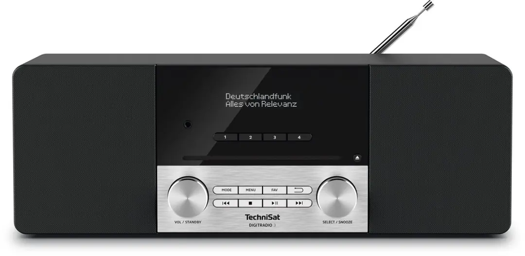 TechniSat DigitRadio 3 IR - 0000/3956 - Zwart/Zilver - afbeelding 2 van 6