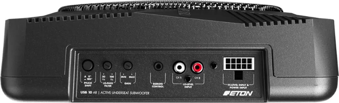 Eton USB10AR Autosubwoofer 10 inch - Zwart - afbeelding 2 van 4