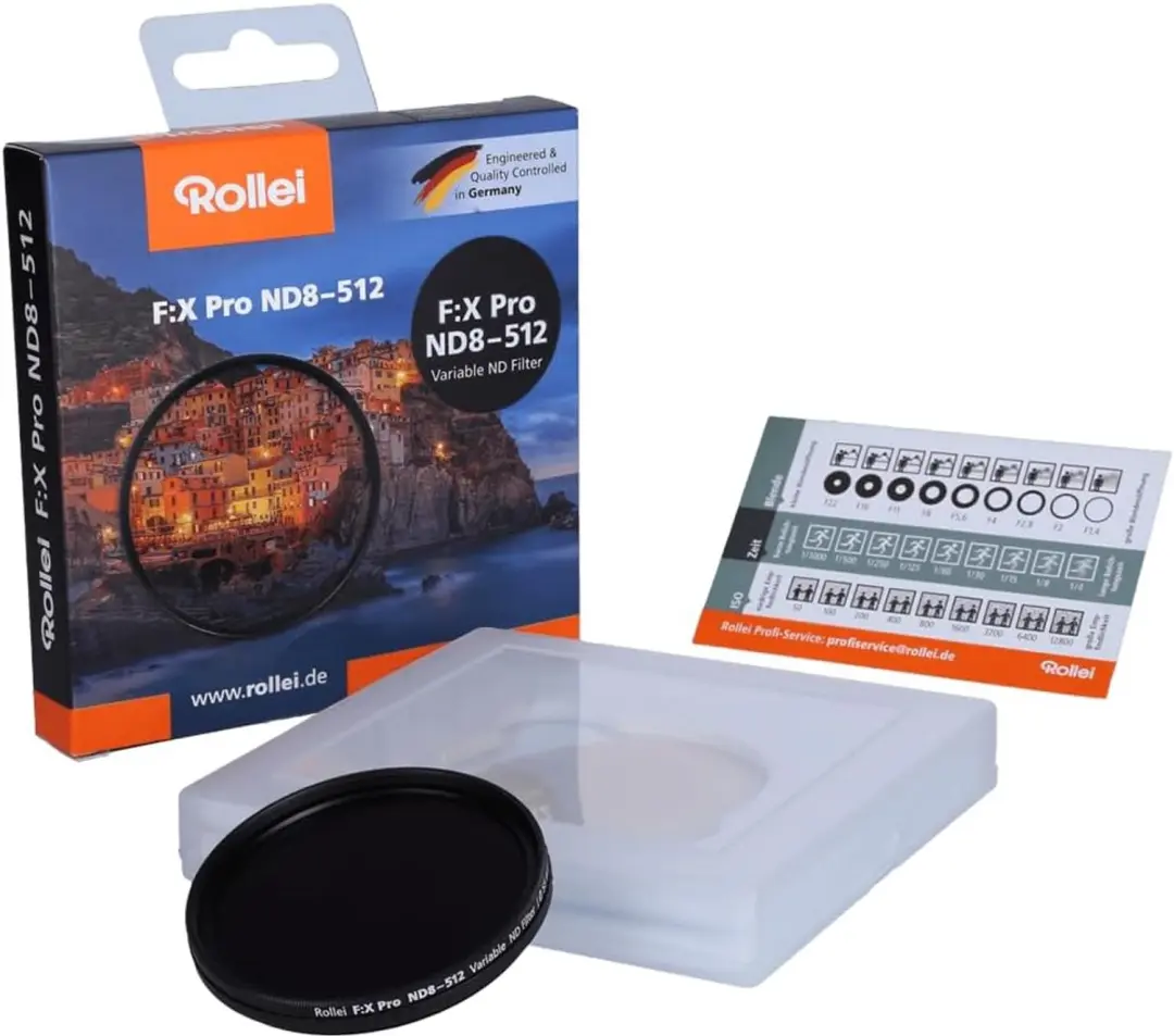 Rollei F:X Pro Variabele ND Filter ND8-512 67mm