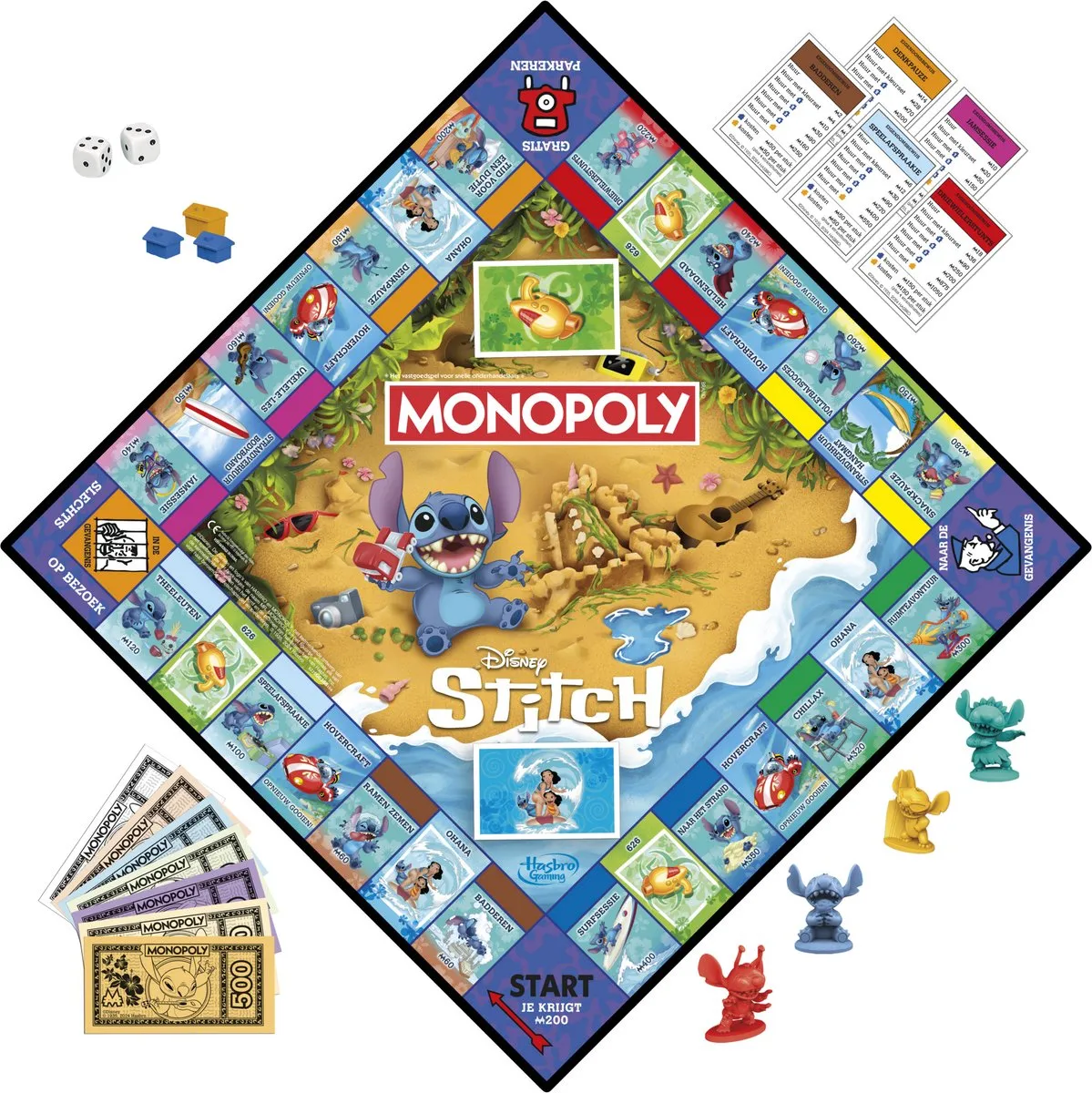Monopoly Stitch Nederlandse Editie Gezelschapsspel - 2-4 Spelers
