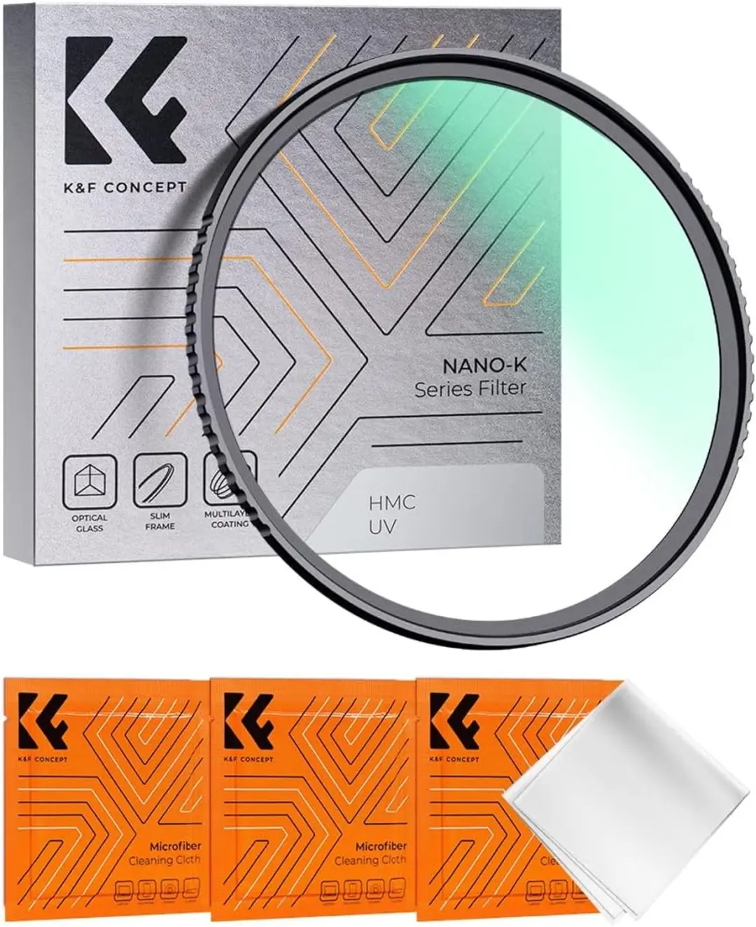 K&F Concept K-Series Pro UV Filter 55mm Slim MC UV Bescherming