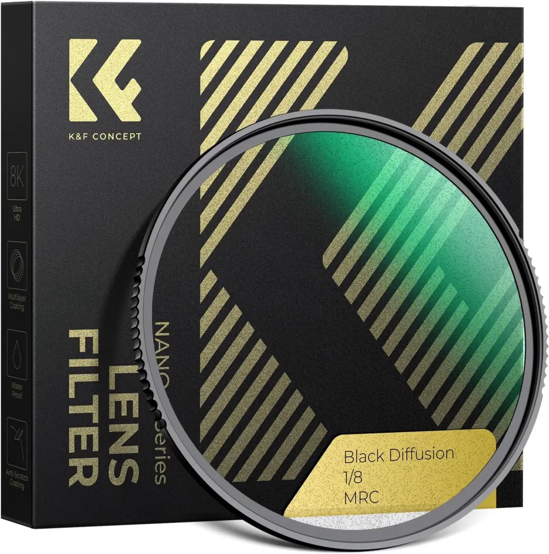 K&F Concept Black Mist 1/8 Filter 58mm