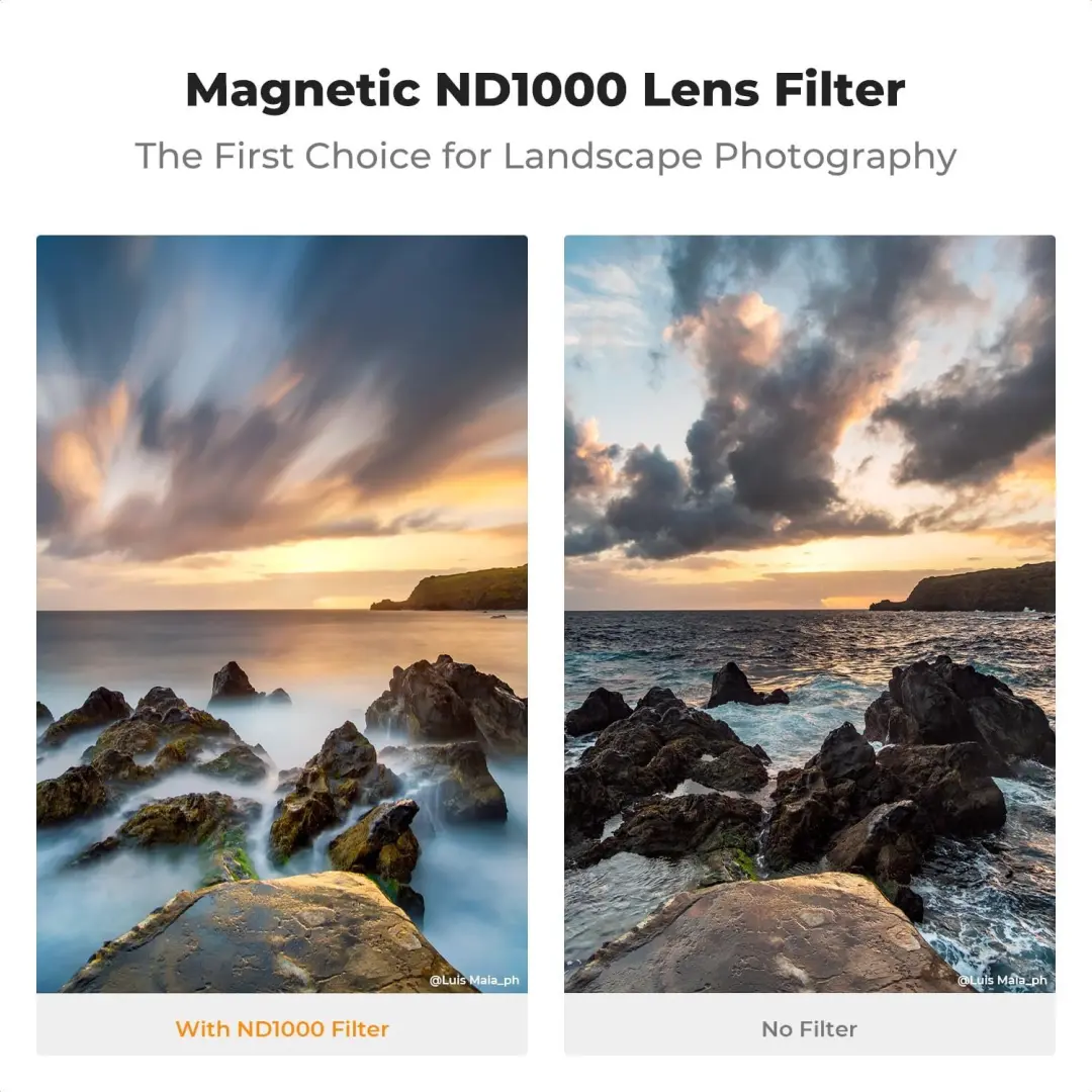 K&F Concept Magnetische ND1000 Filter 49mm - 10 Stops - afbeelding 6 van 6