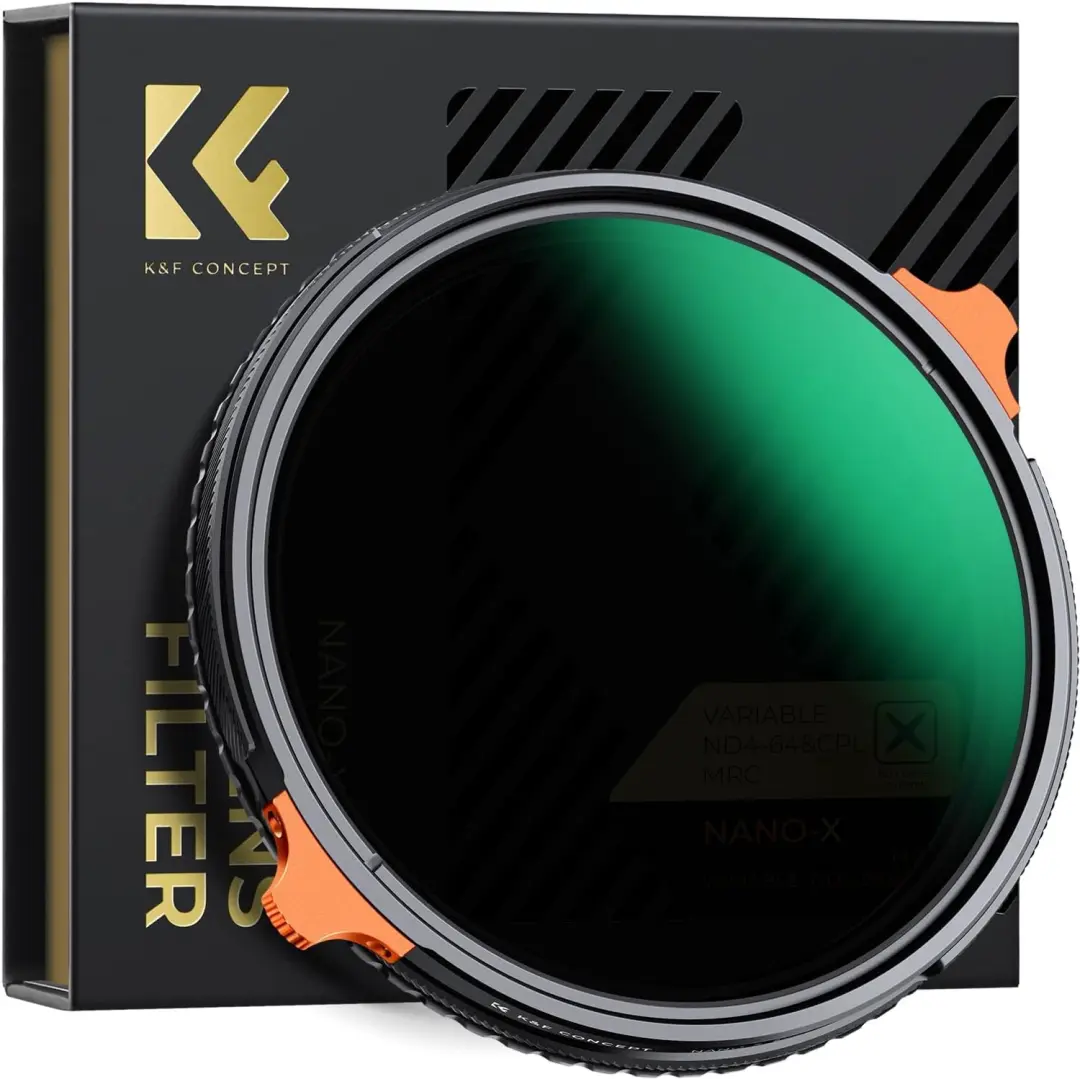 K&F CONCEPT 58mm CPL & ND4-ND64 2-in-1 Filter