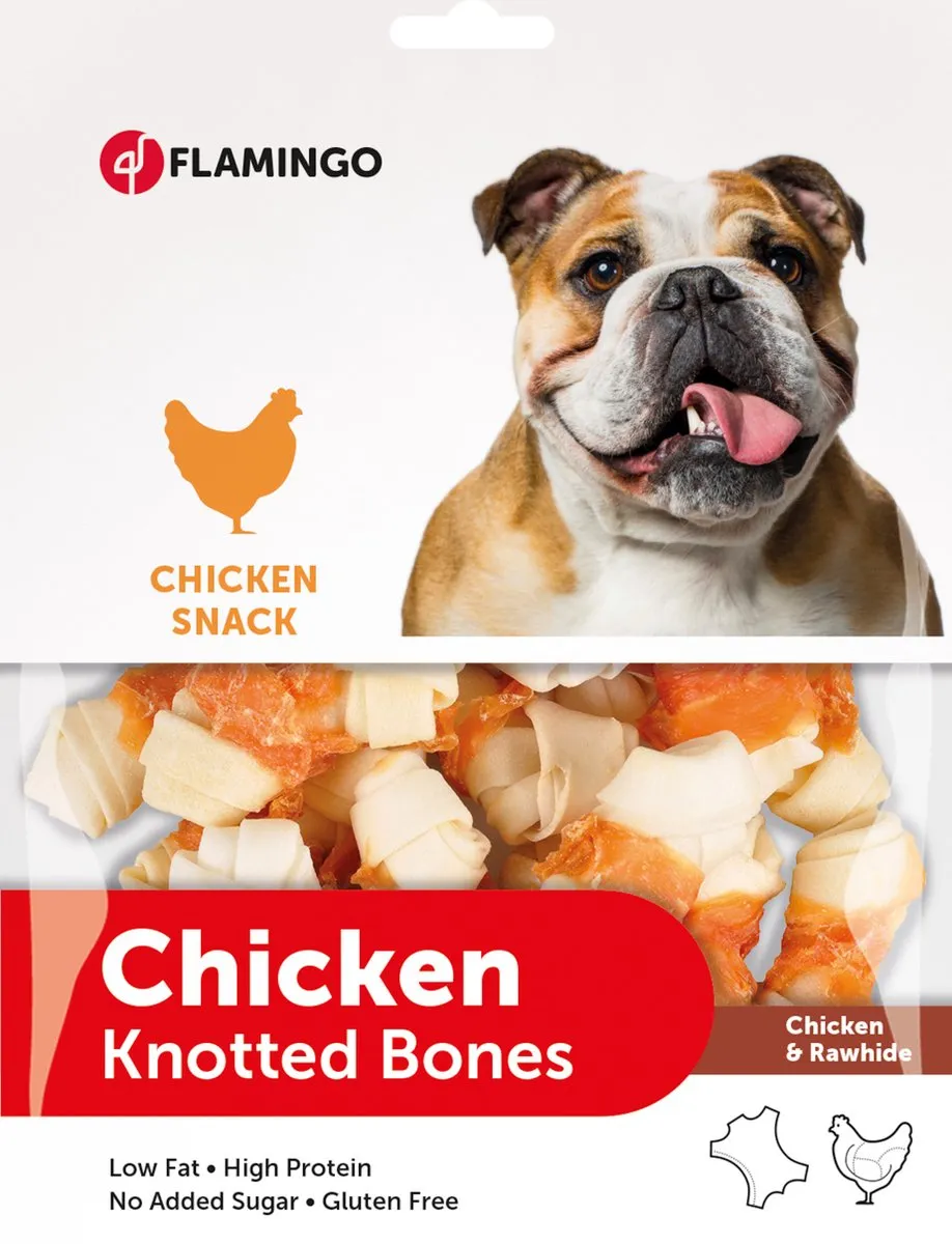 Flamingo Hapki Geknoopt Been Kip 400g