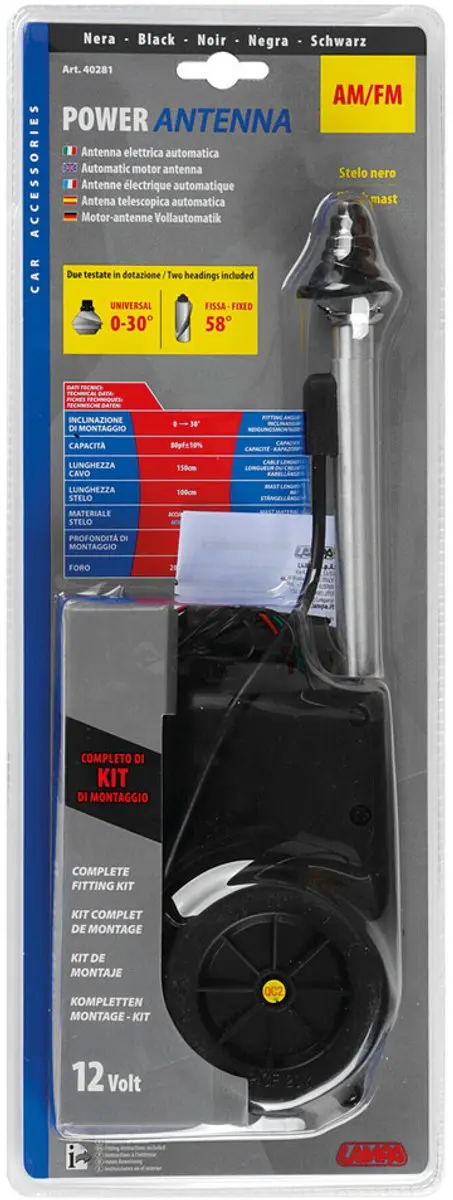 Lampa Autoantenne 42.40281 Vol Automaat - Zwart - afbeelding 4 van 4
