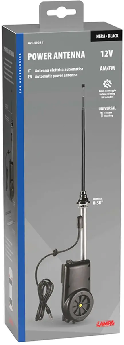 Lampa Autoantenne 42.40281 Vol Automaat - Zwart - afbeelding 2 van 4