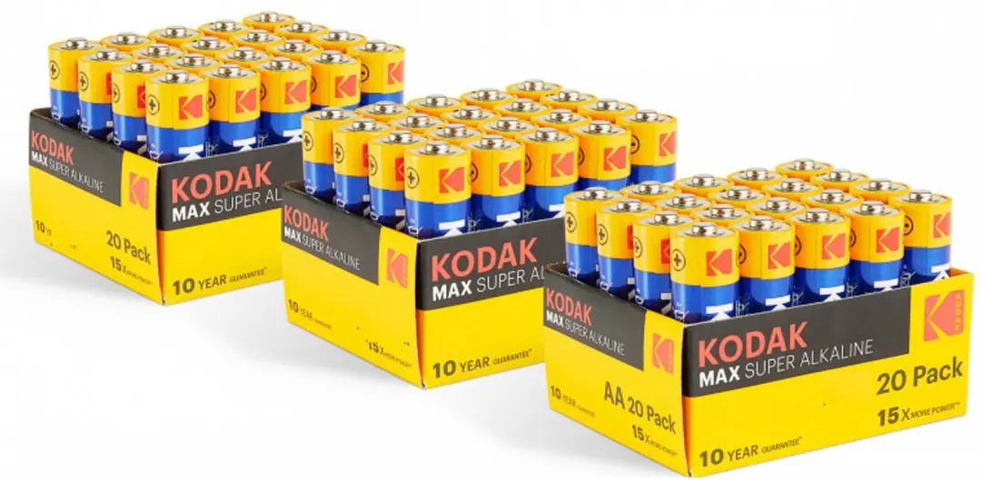 Kodak Alkaline Batterijen Set Van 60 Stuks