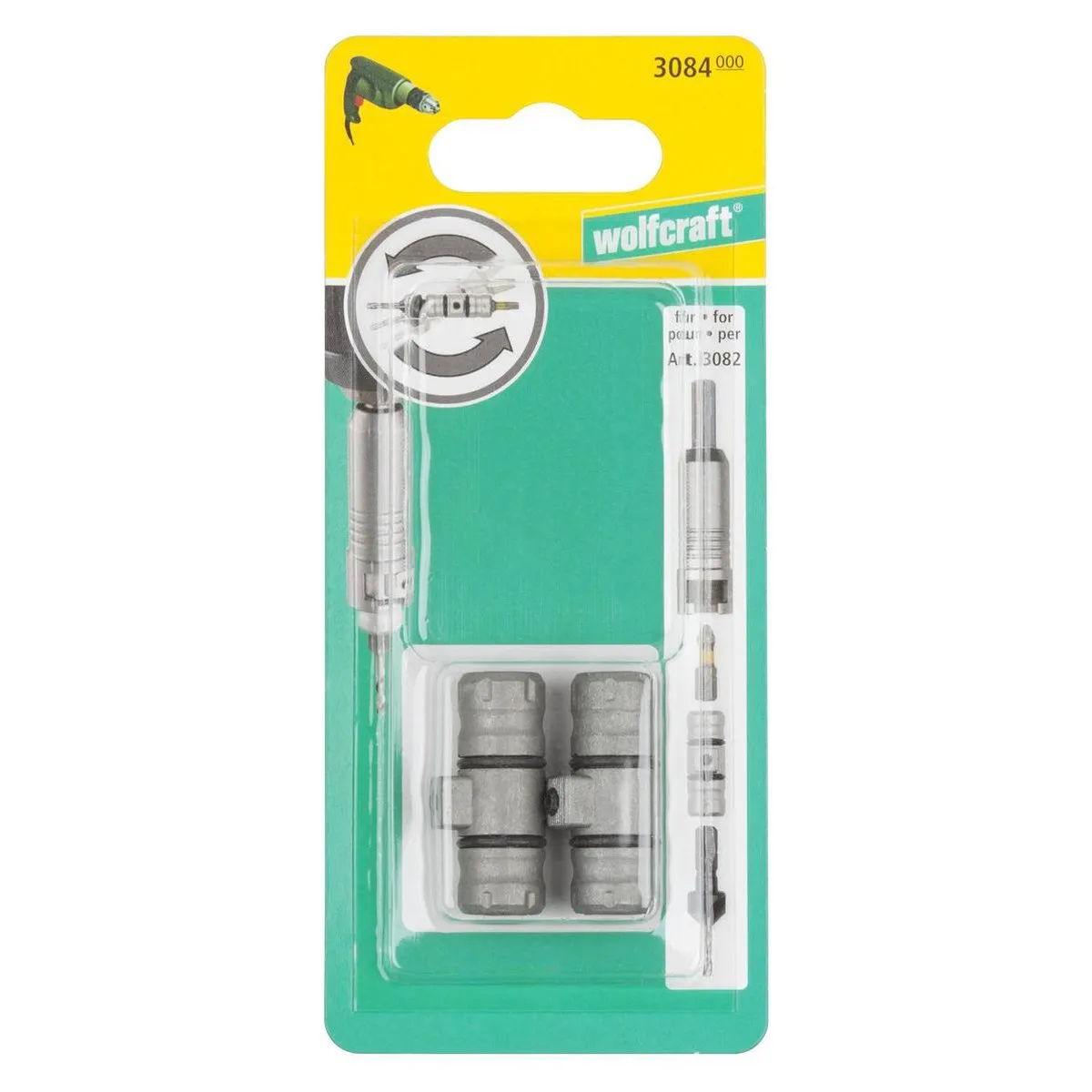 Wolfcraft Duo-Wisselhouder voor Flipbit 3084000