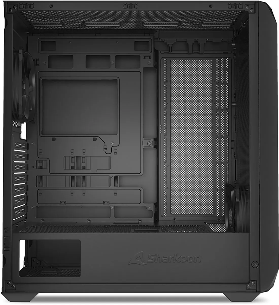 Sharkoon AK3 Midi Tower - 4x 2.5" / 2x 3.5" - USB-C