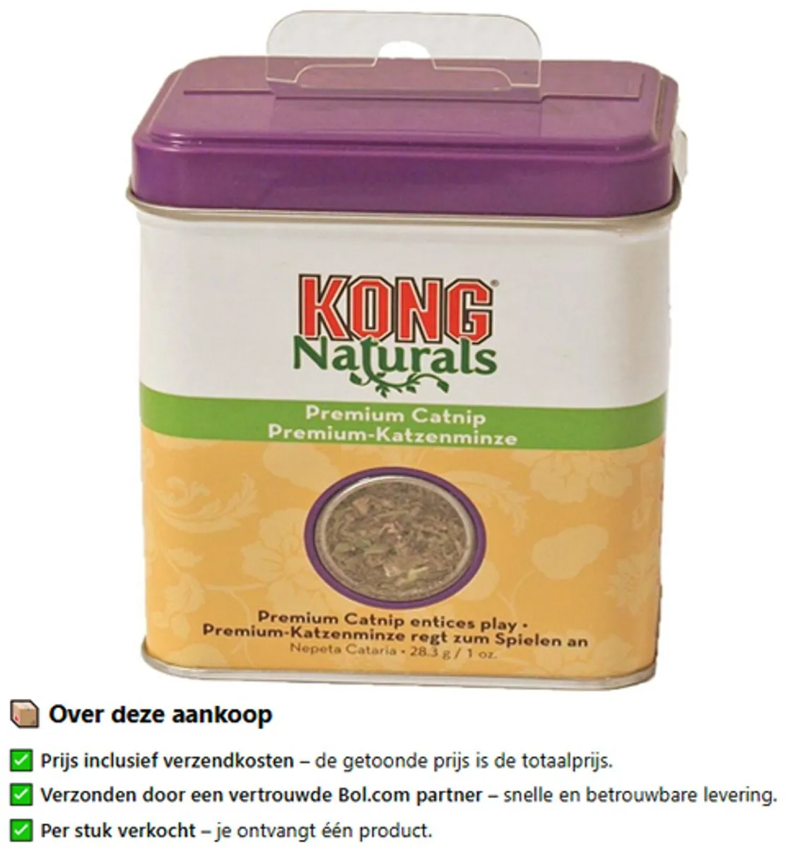 KONG Naturals Kattenkruid 28g