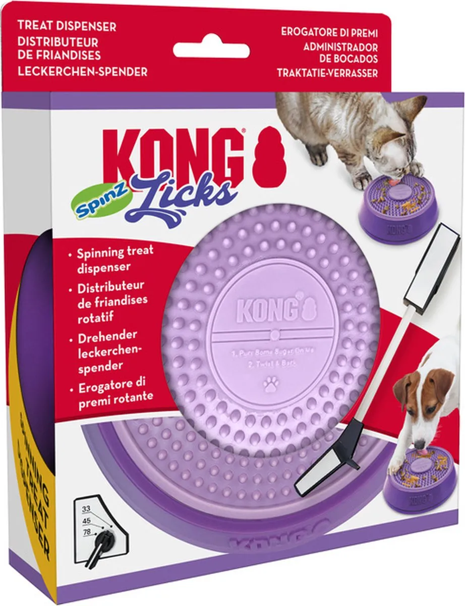 KONG Licks Spinz Small - Paars