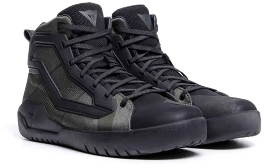 Dainese Urbactive Gore-Tex Zwart Legergroen Motorschoenen