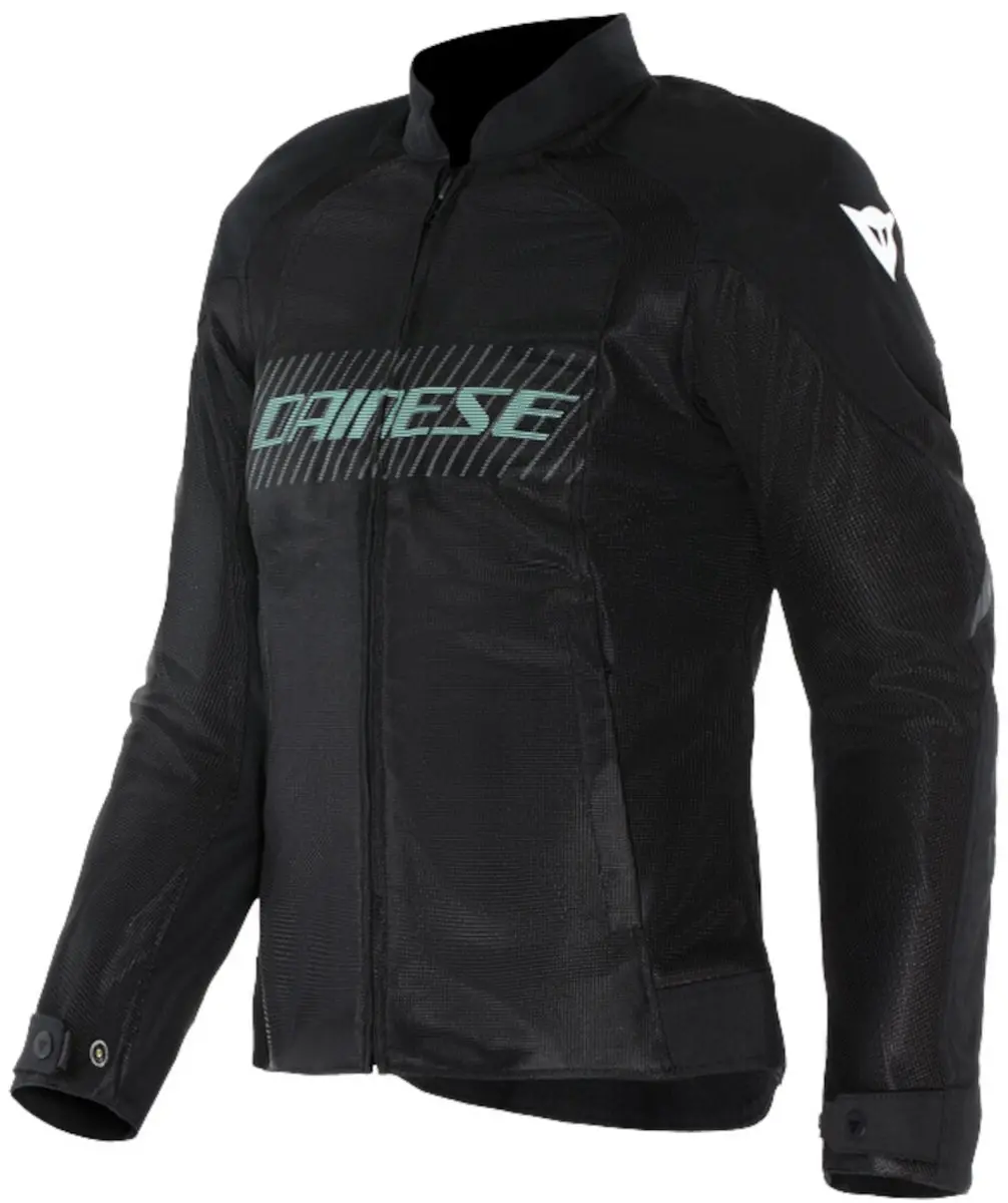 Dainese Herosphere Air Dames Zwart Groen Textiele Motorjas