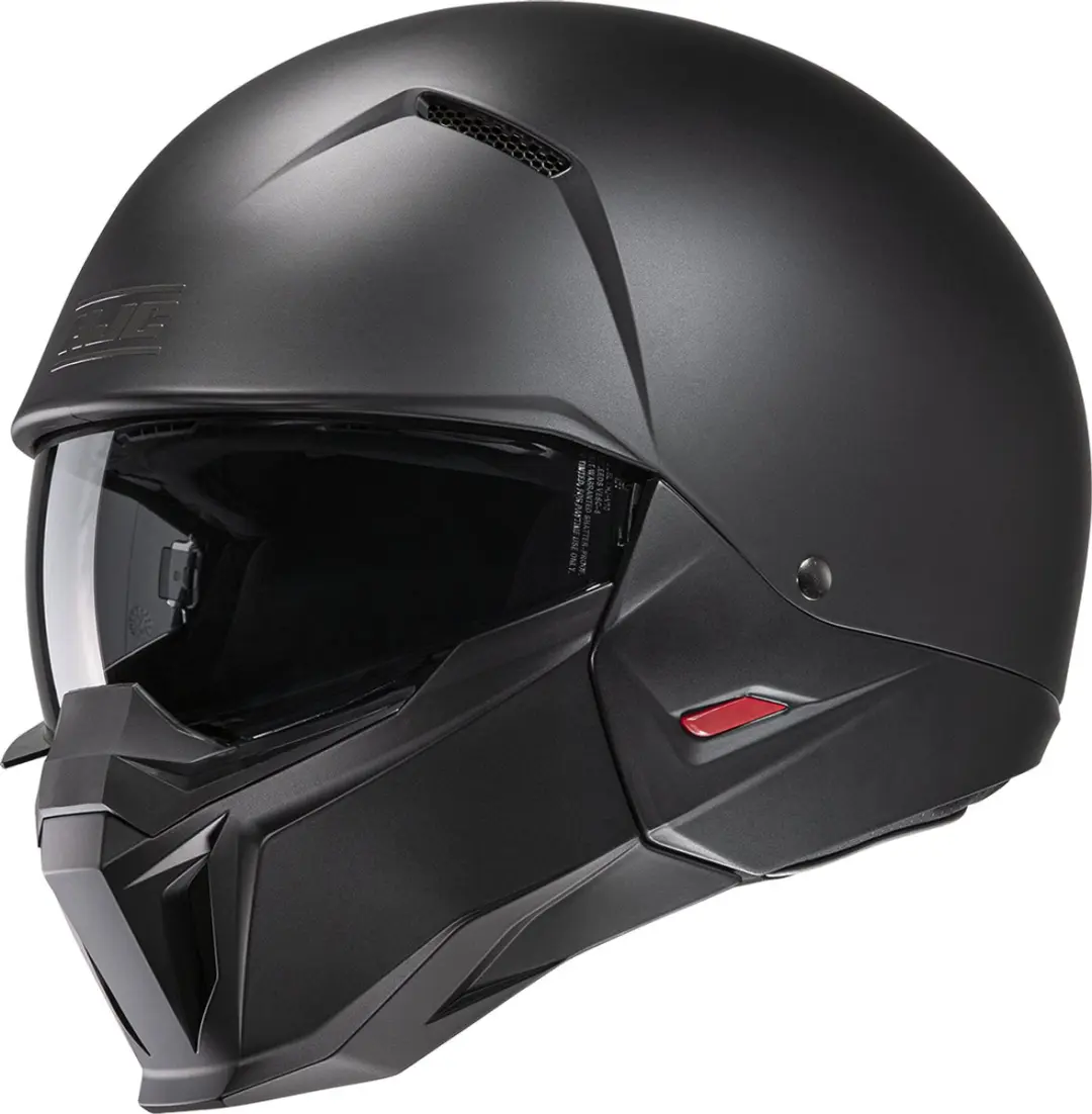 HJC i20 Semi Flat Zwart Jethelm