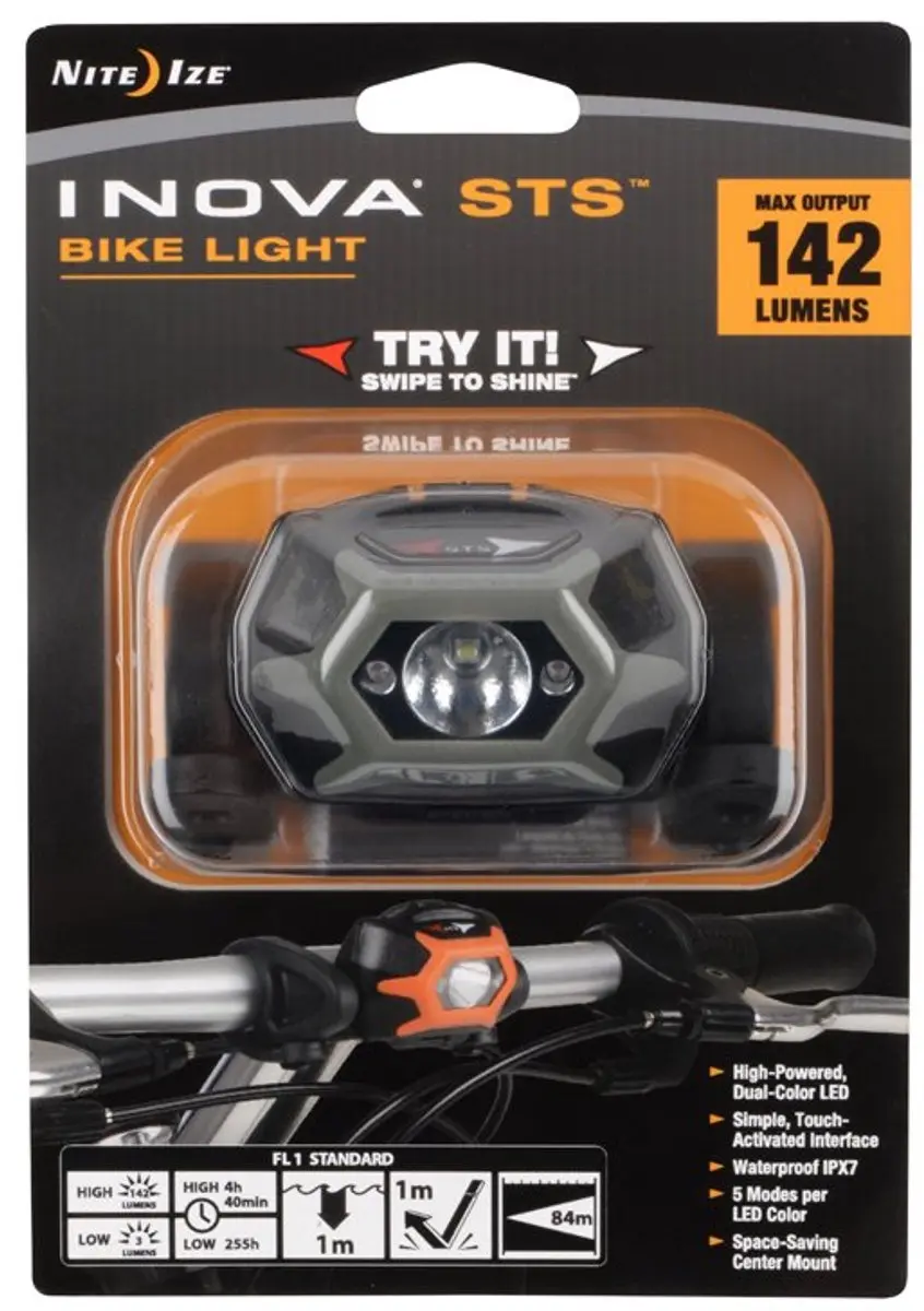 Nite Ize STS Bike Light-Charcoal