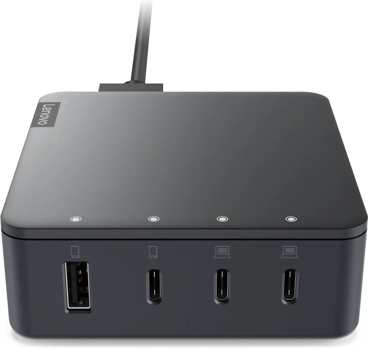 Lenovo G0A6130WEU Universele Oplader - 4 Poorten - Zwart