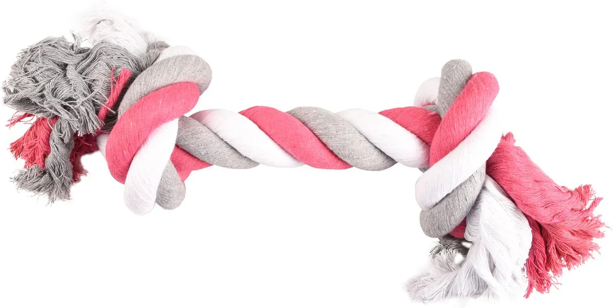 Flamingo Jim Knoopbot Hondenspeelgoed 43cm