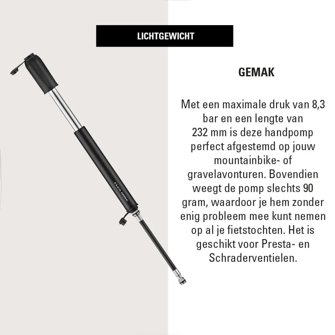Lezyne Sport Drive HP S Handpomp - afbeelding 5 van 6