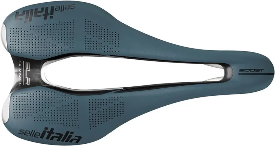 Selle Italia Slr Boost Gravel Superflow Ti 316 Zadel Blauw 145 mm