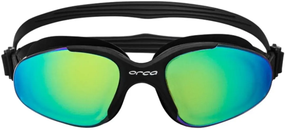 ORCA Killa Comfort Zwembril - Zwart met groene lenzen - afbeelding 2 van 4