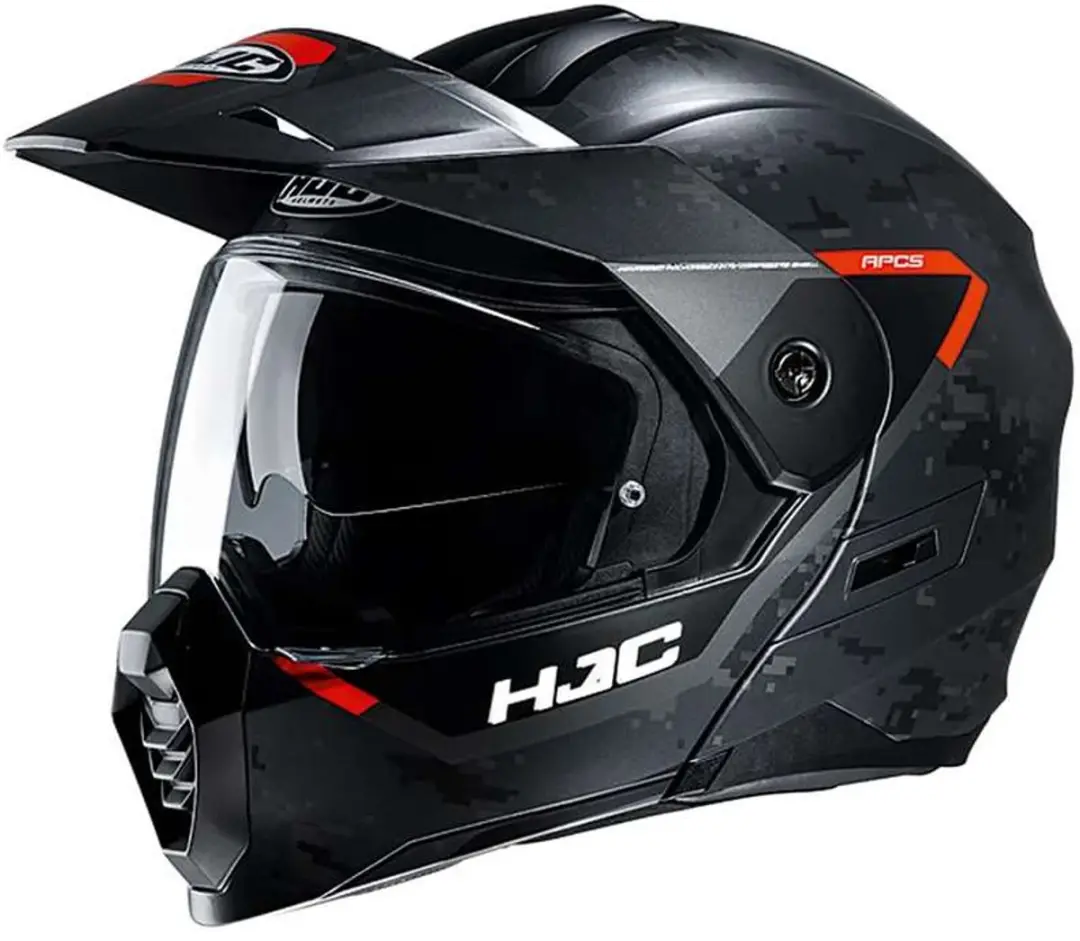 HJC C80 Bult Zwart Rood Adventure Helm