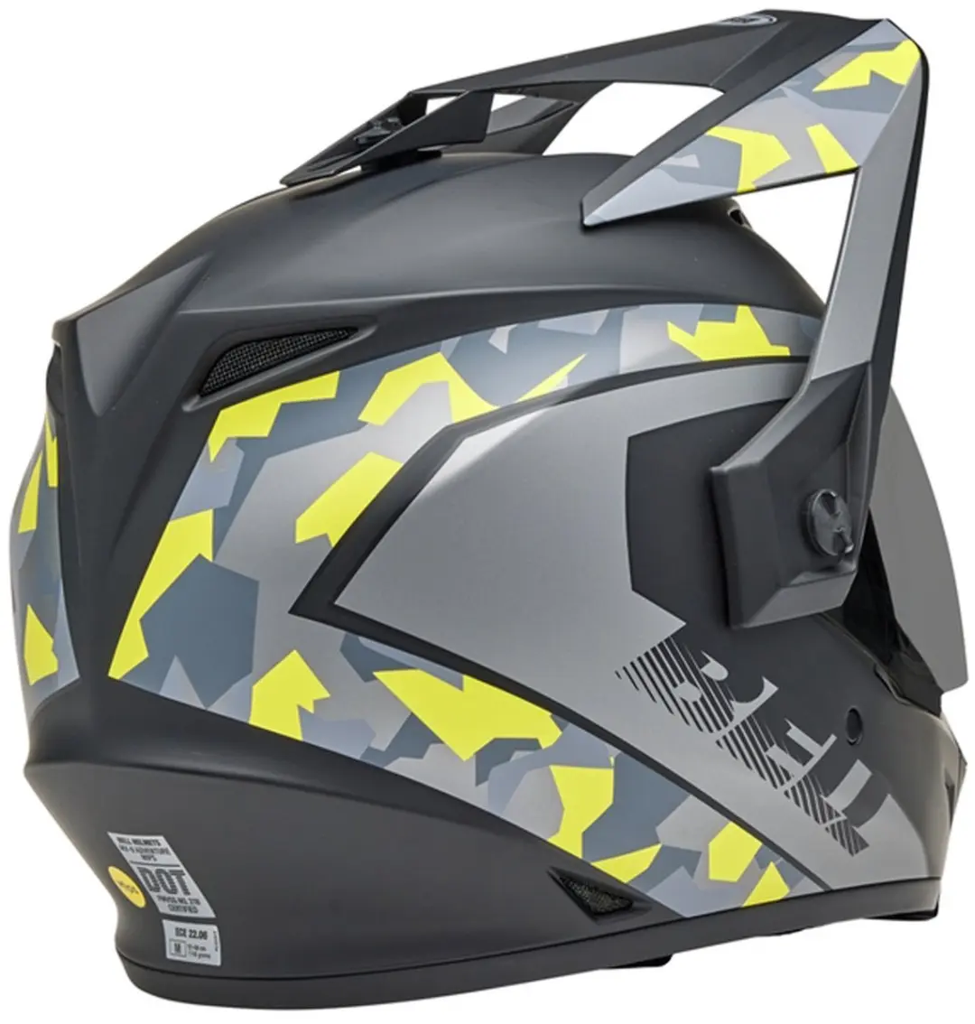 Bell MX-9 Adventure MIPS Integraalhelm - Grijs/Geel - afbeelding 4 van 6